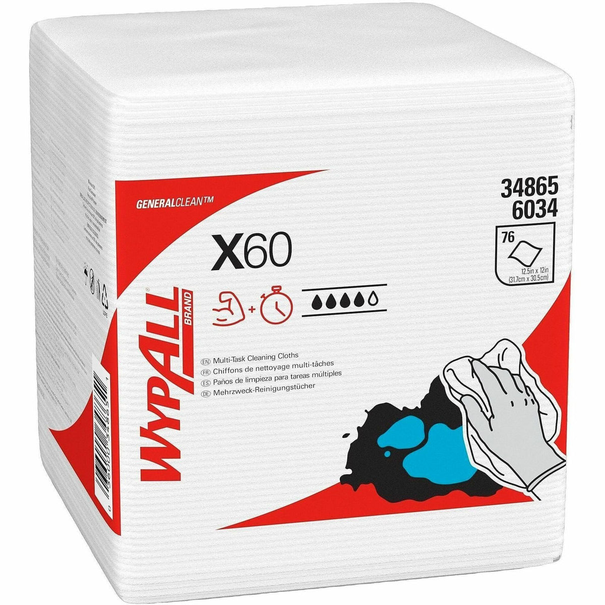 Wypall GeneralClean X60 Multi-Task Cleaning Cloths