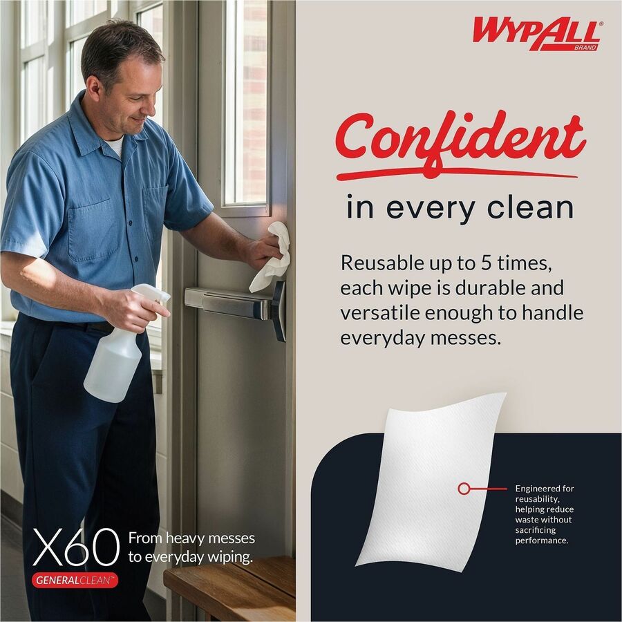 Wypall GeneralClean X60 Multi-Task Cleaning Cloths