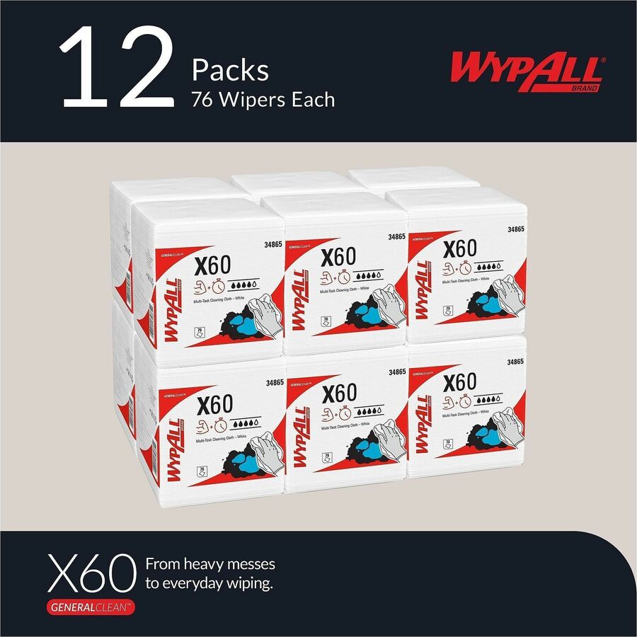 Wypall GeneralClean X60 Multi-Task Cleaning Cloths