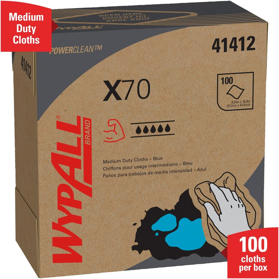 Wypall PowerClean X70 Medium Duty Cloths - Pop-Up Box