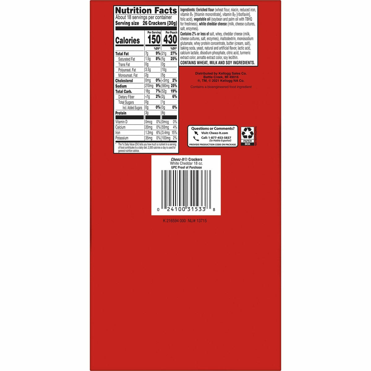 Cheez-It Cheez-It Baked Snack Crackers