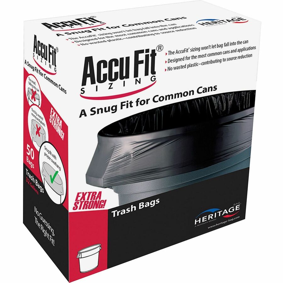 Heritage Accufit RePrime Trash Bags