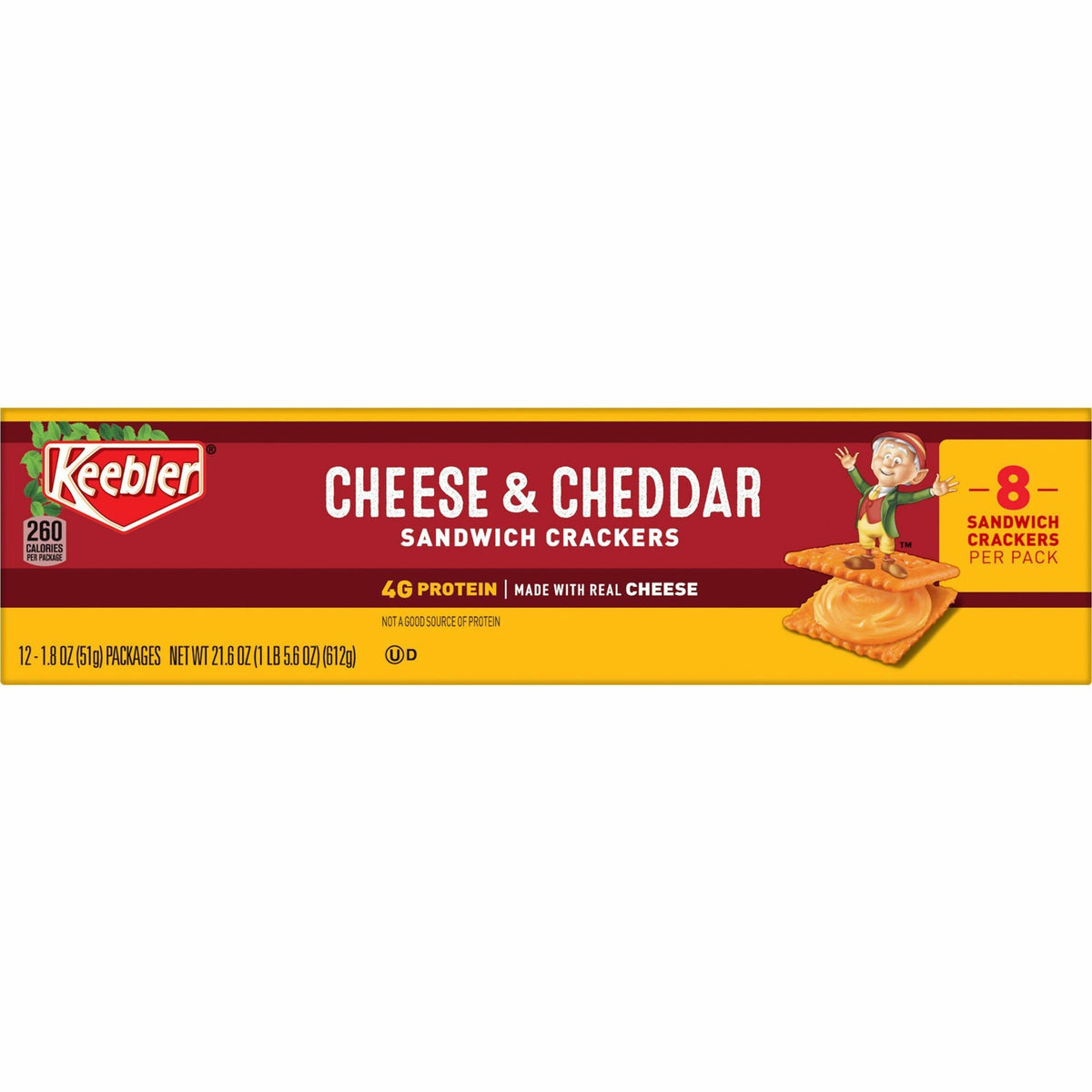 Keebler Cheese and Cheddar Sandwich Crackers