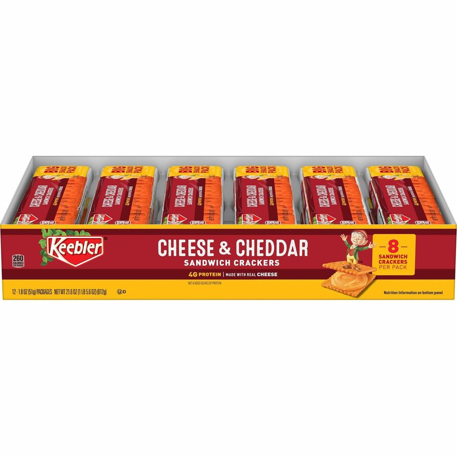 Keebler Cheese and Cheddar Sandwich Crackers