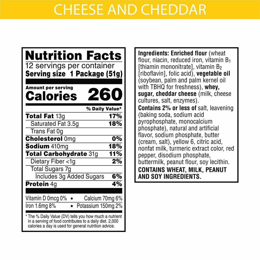 Keebler Cheese and Cheddar Sandwich Crackers