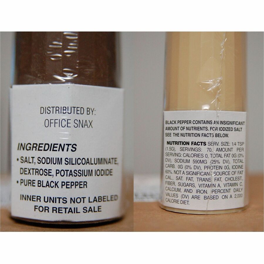 Office Snax Salt and Pepper Shaker Set
