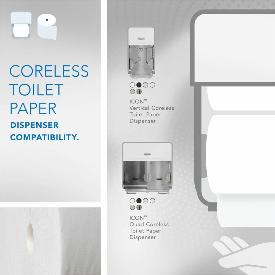 Scott Essential Coreless High-Capacity Standard Roll Toilet Paper