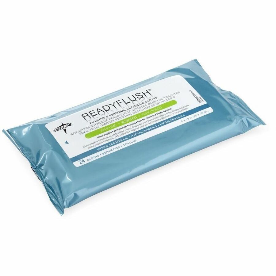 Medline ReadyFlush Biodegradable Flushable Wipes