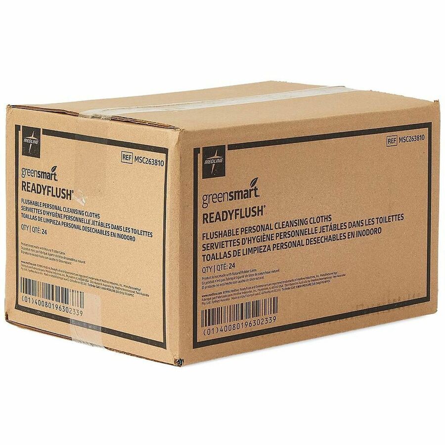 Medline ReadyFlush Biodegradable Flushable Wipes