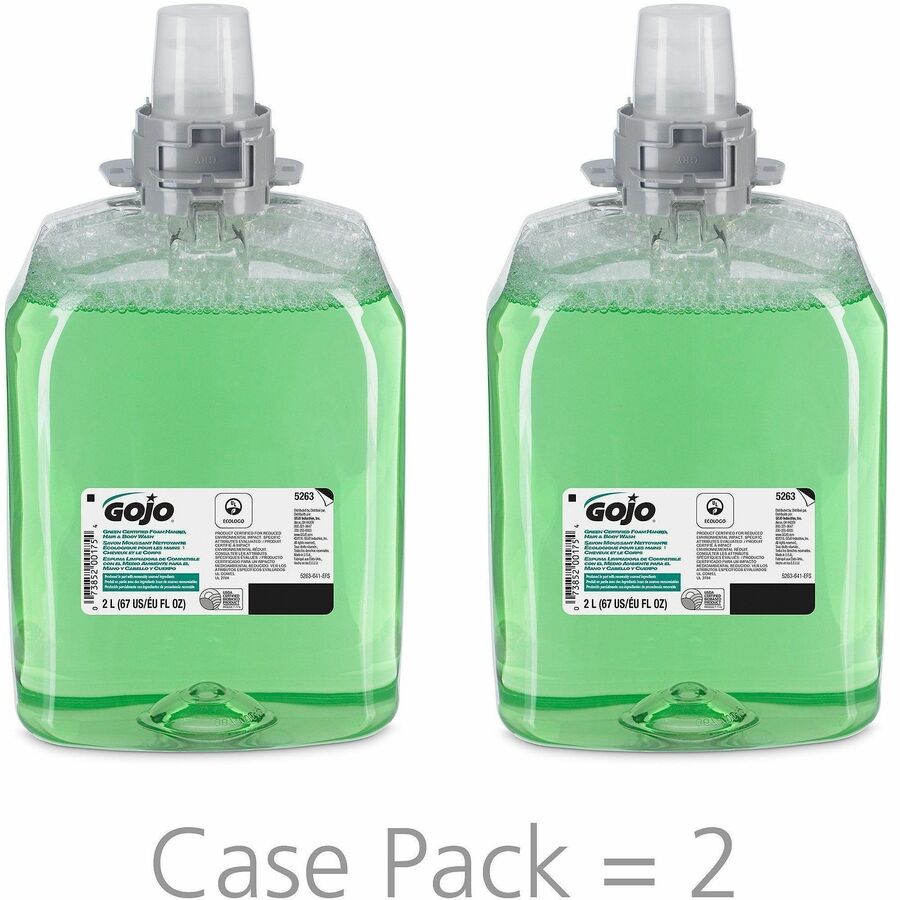 Gojo® FMX-20 Green Certified Foam Hand, Hair & Body Wash