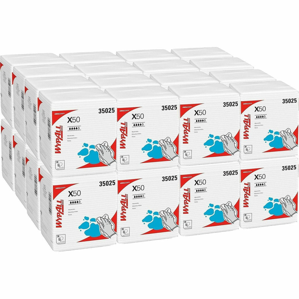 Wypall General Clean X50 Quarterfold Cleaning Cloths