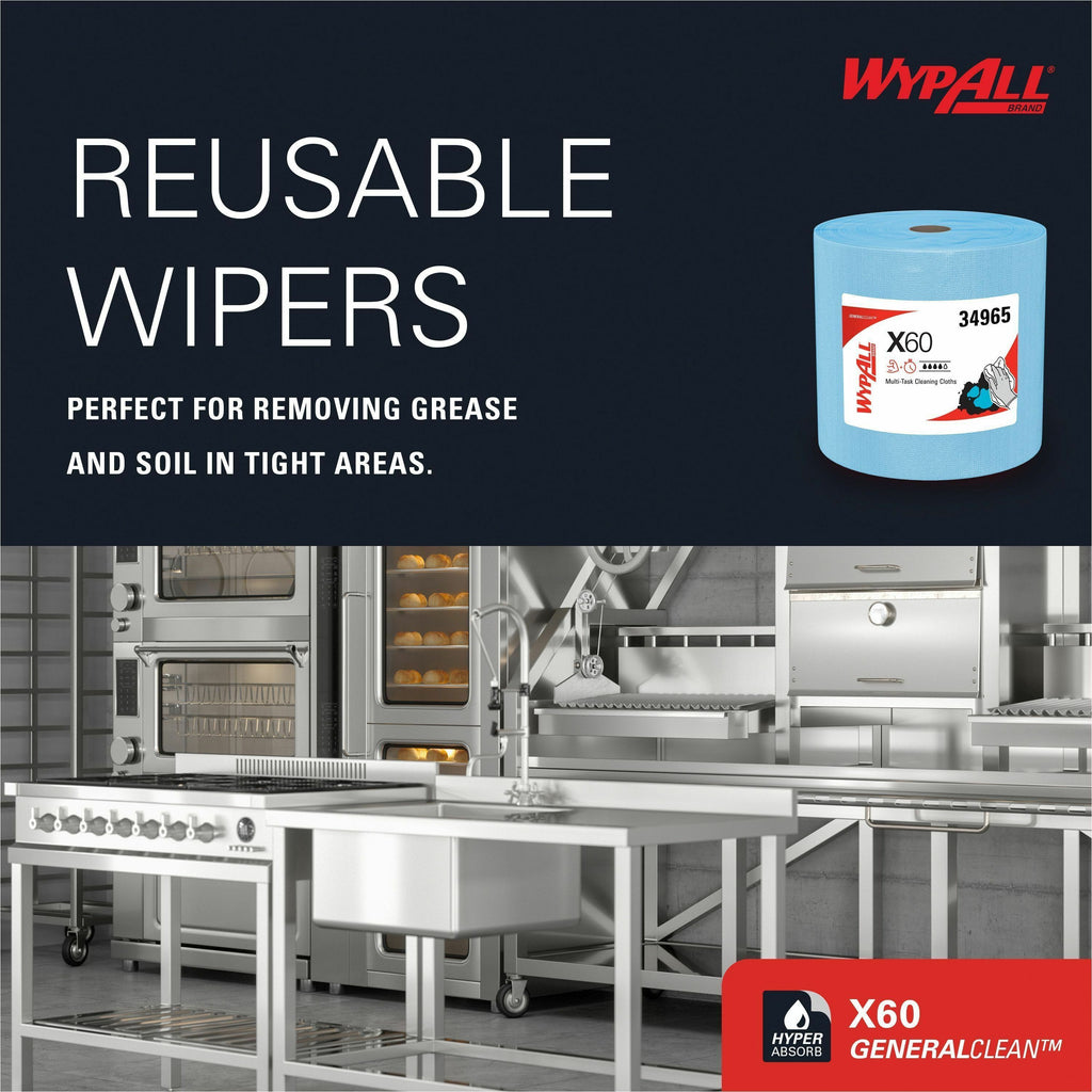 Wypall GeneralClean X60 Multi-Task Cleaning Cloth Jumbo Roll