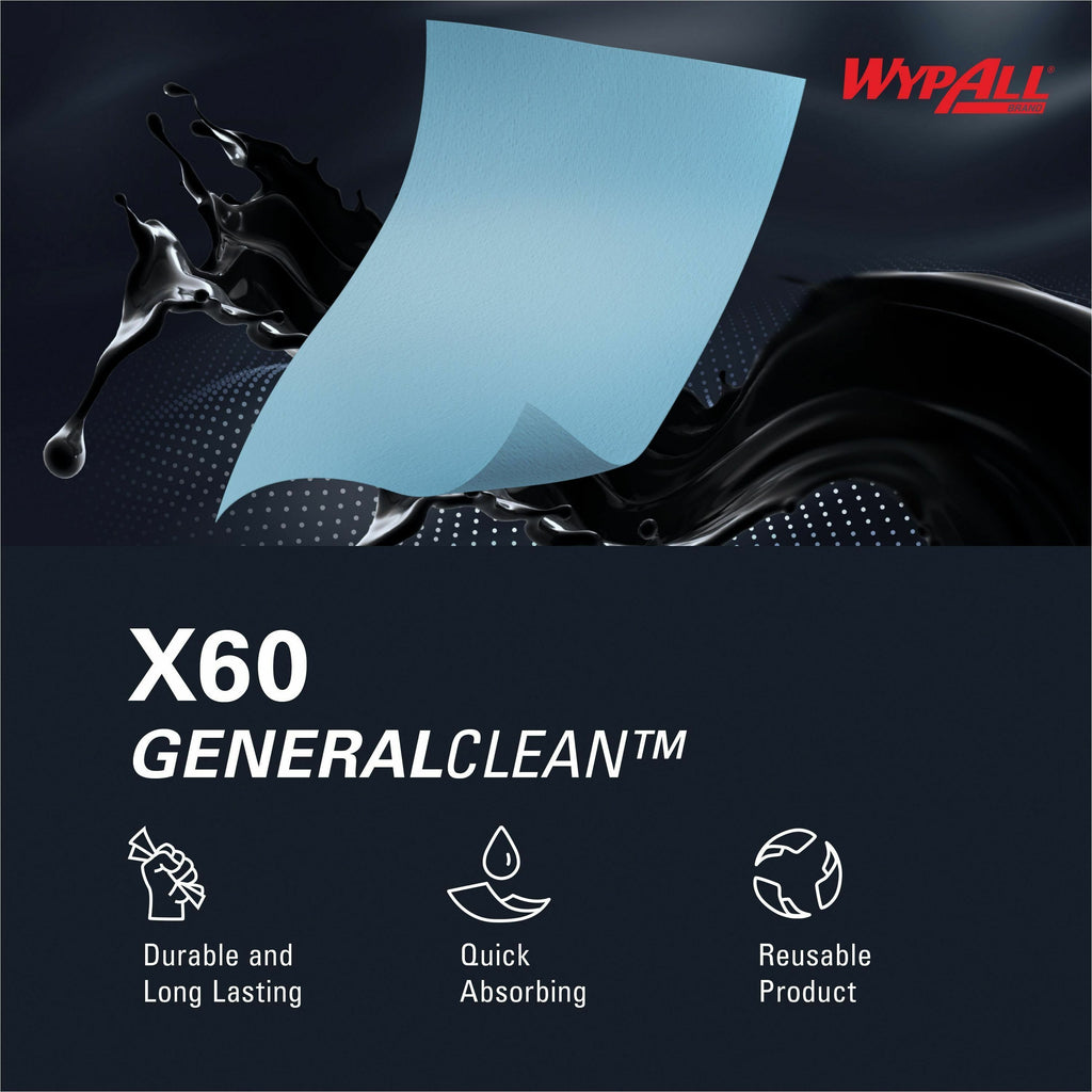 Wypall GeneralClean X60 Multi-Task Cleaning Cloth Jumbo Roll