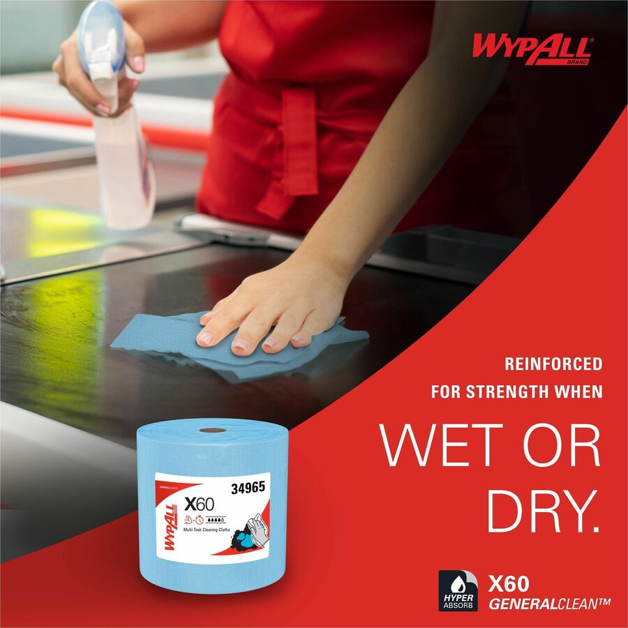 Wypall GeneralClean X60 Multi-Task Cleaning Cloth Jumbo Roll