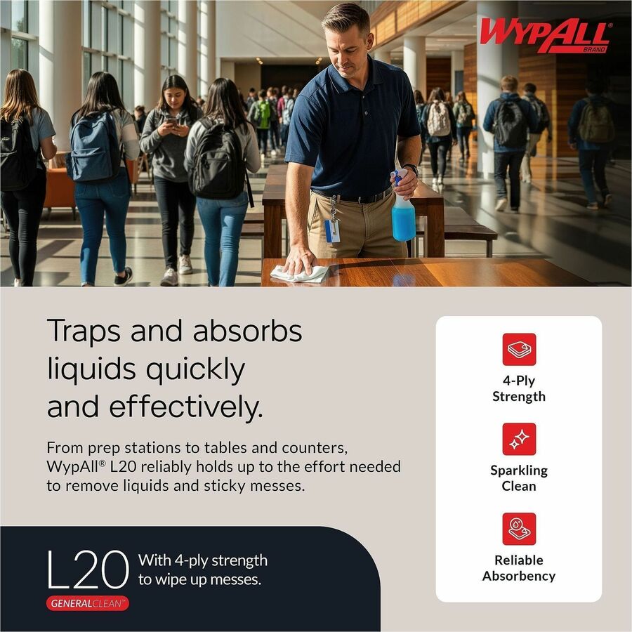 Wypall GeneralClean Cleaning Cloth