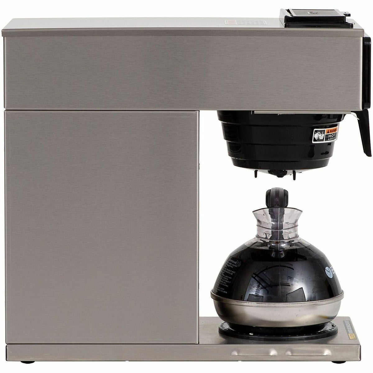 BUNN 12-Cup Low-Profile Pourover Coffee Brewer with 1 Warmer