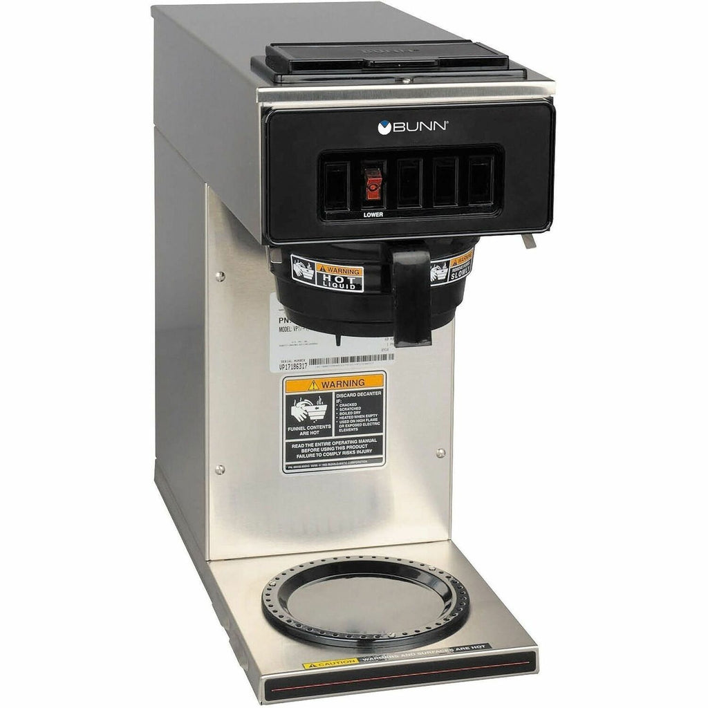 BUNN 12-Cup Low-Profile Pourover Coffee Brewer with 1 Warmer