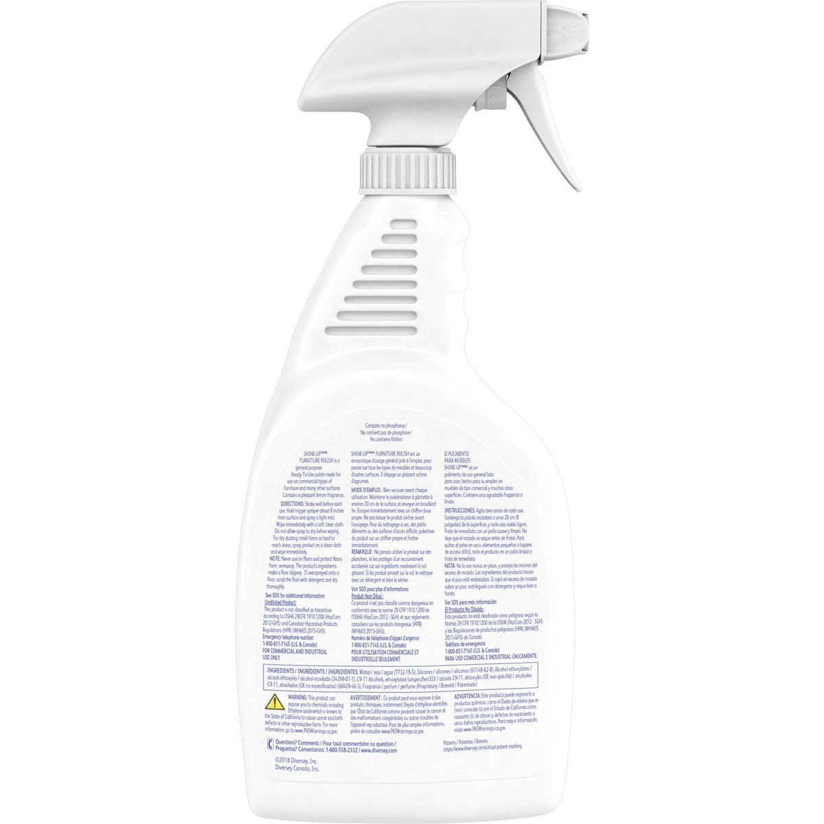 Diversey Shine-Up Lemon Furniture Polish