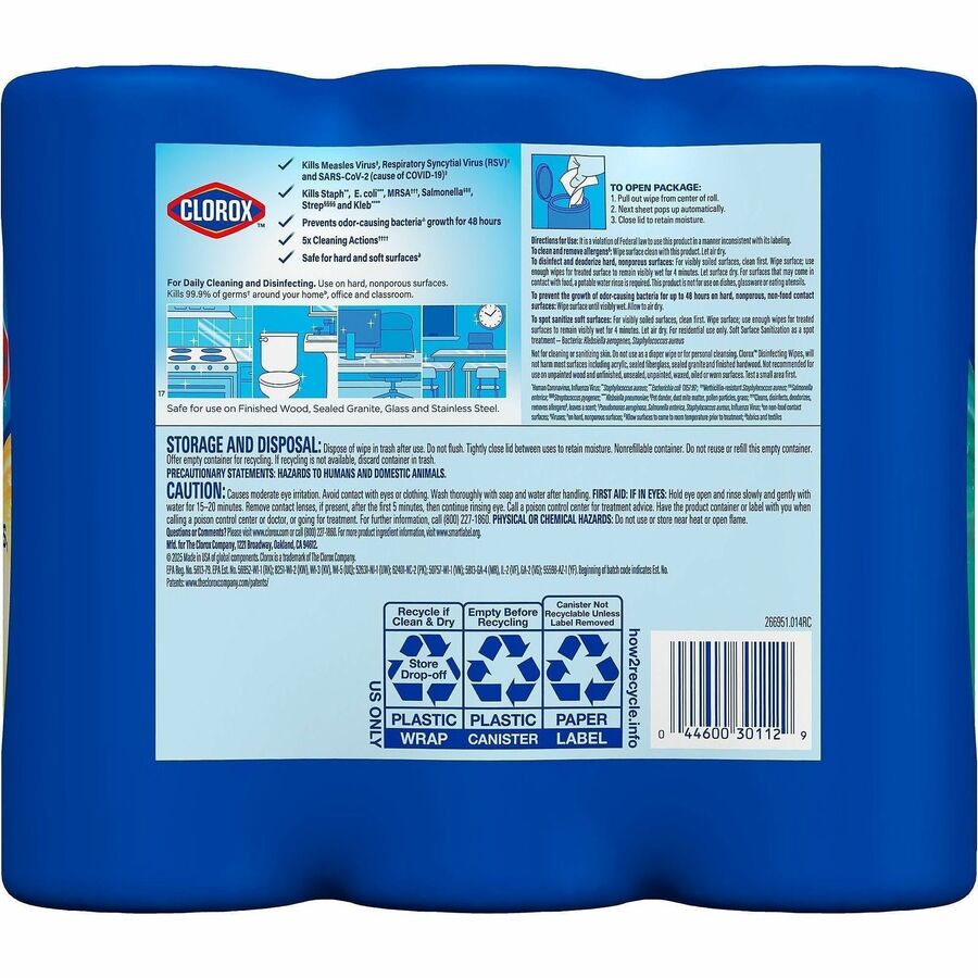 Clorox Disinfecting Cleaning Wipes Value Pack