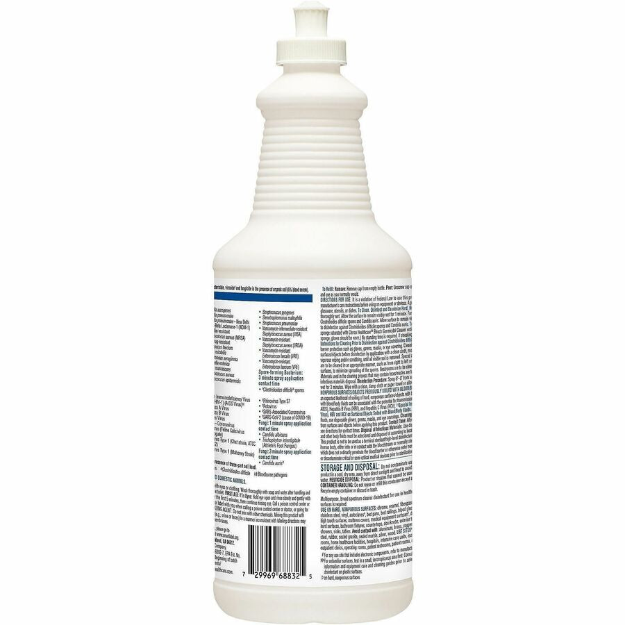 Clorox Healthcare Pull-Top Bleach Germicidal Cleaner