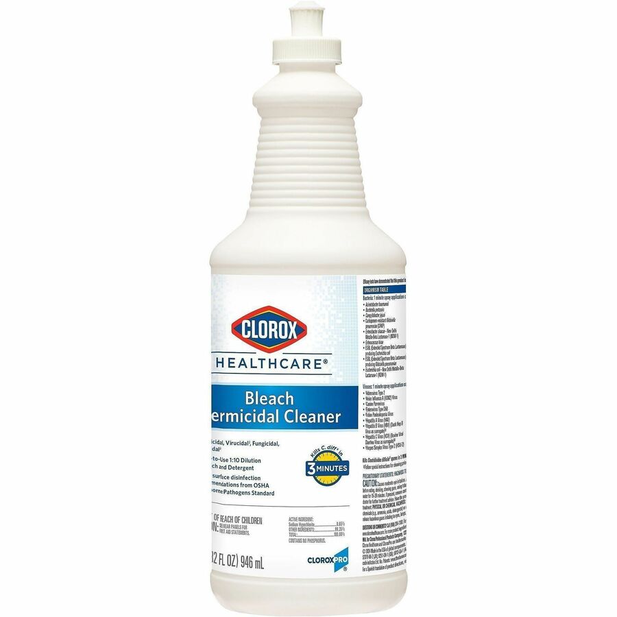Clorox Healthcare Pull-Top Bleach Germicidal Cleaner