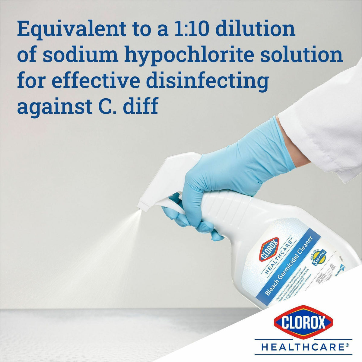 Clorox Healthcare Pull-Top Bleach Germicidal Cleaner