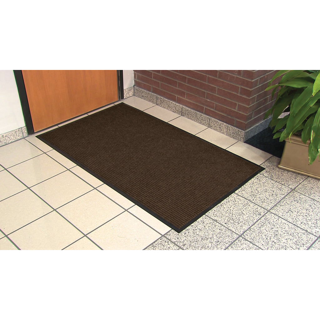 Genuine Joe Gold Dual-Rib Hard Surface Floor Mat