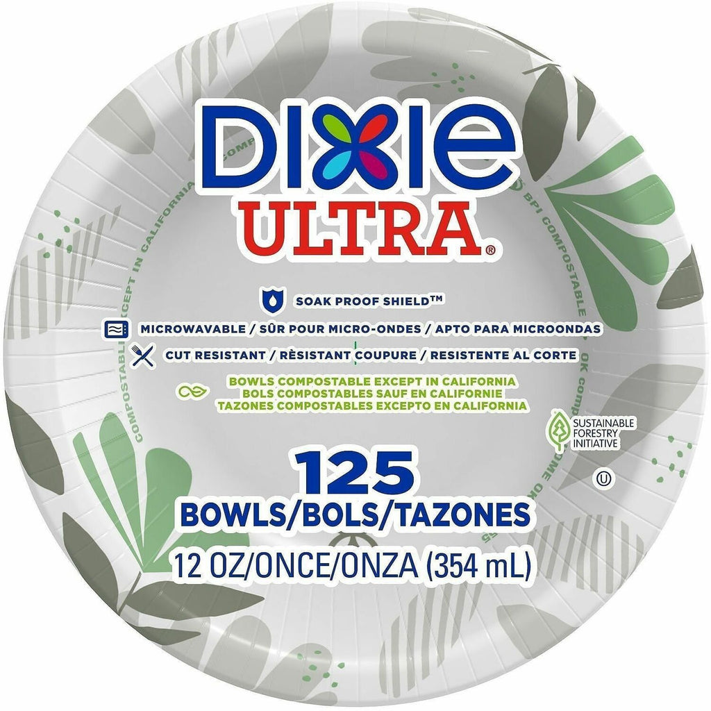 Dixie Ultra® Pathways 12 oz Heavyweight Paper Bowls by GP Pro