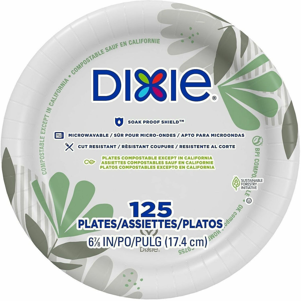 Dixie Foods Pathways Everyday Paper Plates