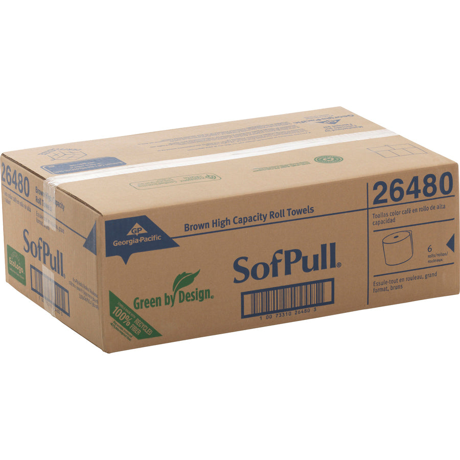 SofPull Mechanical Recycled Paper Towel Rolls
