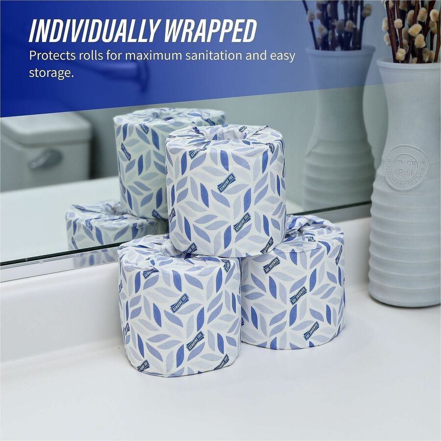 Genuine Joe Embossed Roll Bath Tissue