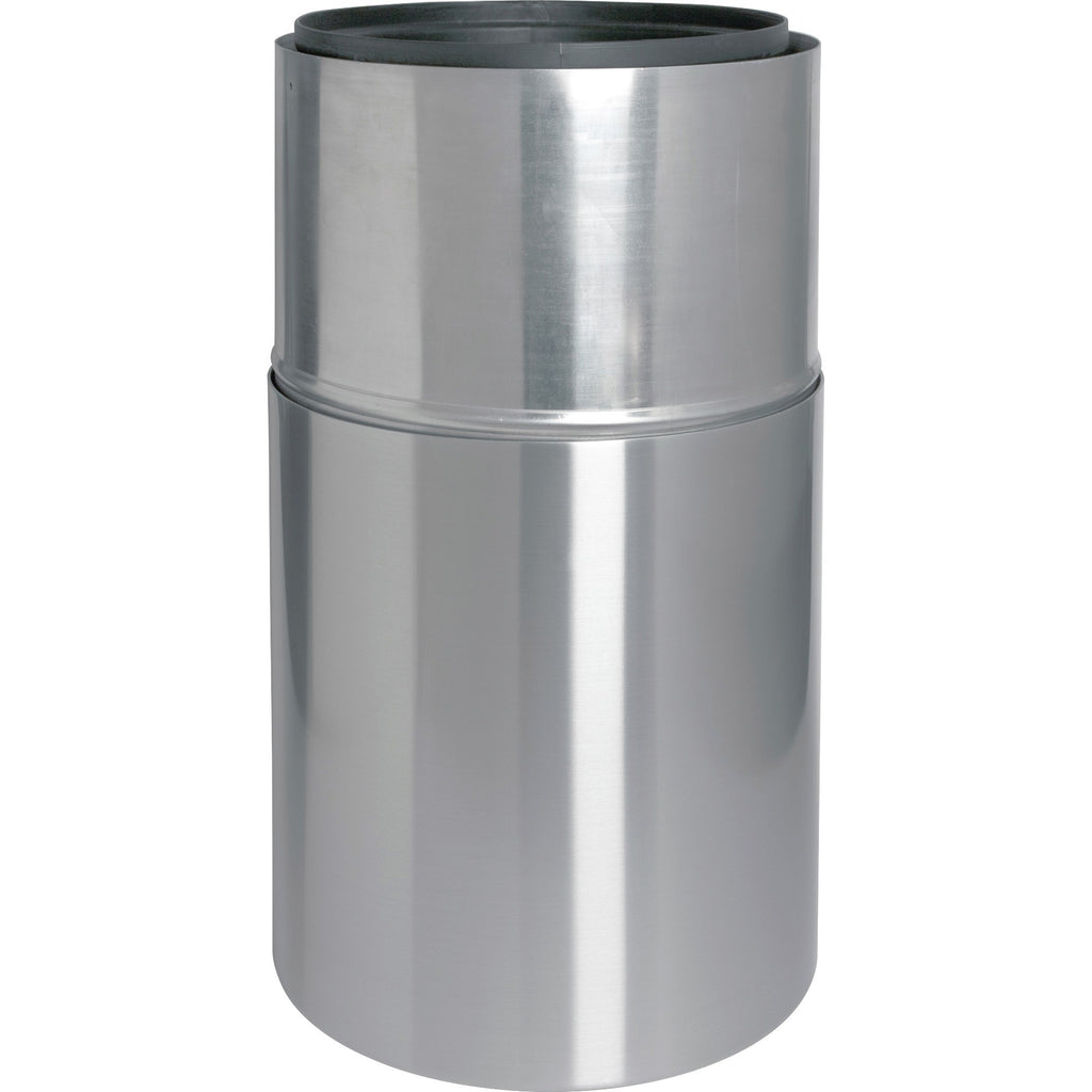 Genuine Joe Classic Cylinder 2-Piece Waste Receptacle