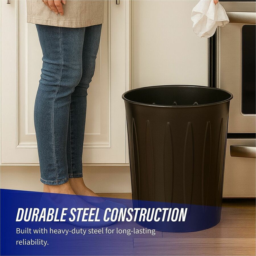 Genuine Joe 6-gallon Fire-safe Trash Can
