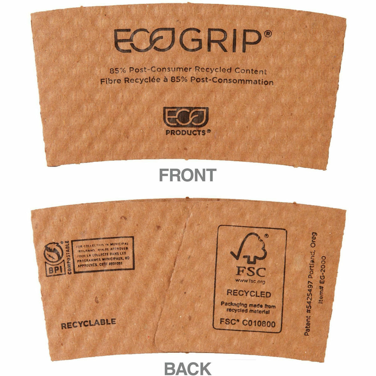 Eco-Products EcoGrip Hot Cup Sleeve