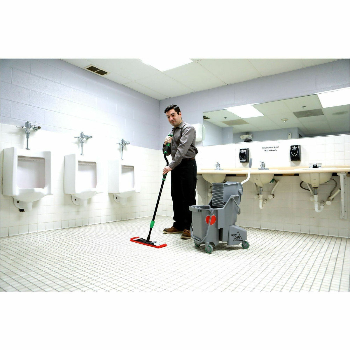 Unger SmartColor Dual-Compartment Mop Bucket