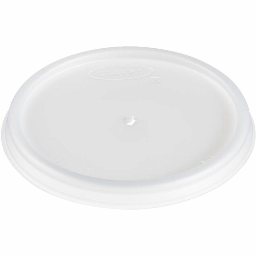 Dart 4 oz HIPS Plastic Vented Lid - Translucent