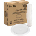 Dart 4 oz HIPS Plastic Vented Lid - Translucent