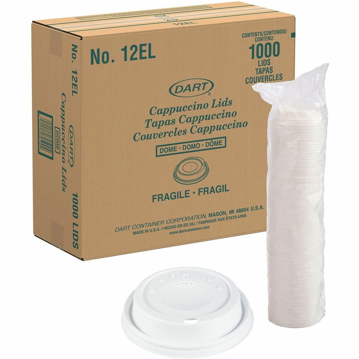 Dart 12 oz (355 mL) White, Cappuccino