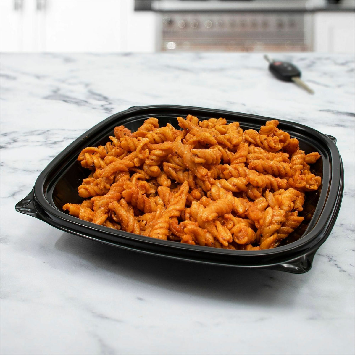 Dart 32 oz (946 ml) Square PP Bowl - Black
