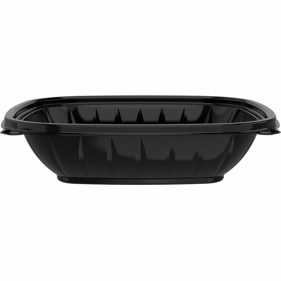 Dart 32 oz (946 ml) Square PP Bowl - Black