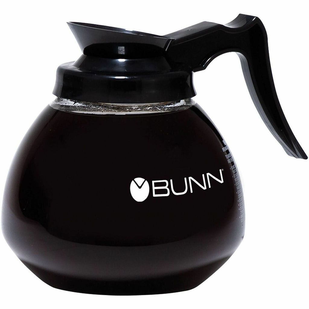 BUNN 64 oz. Black Handle Glass Decanter