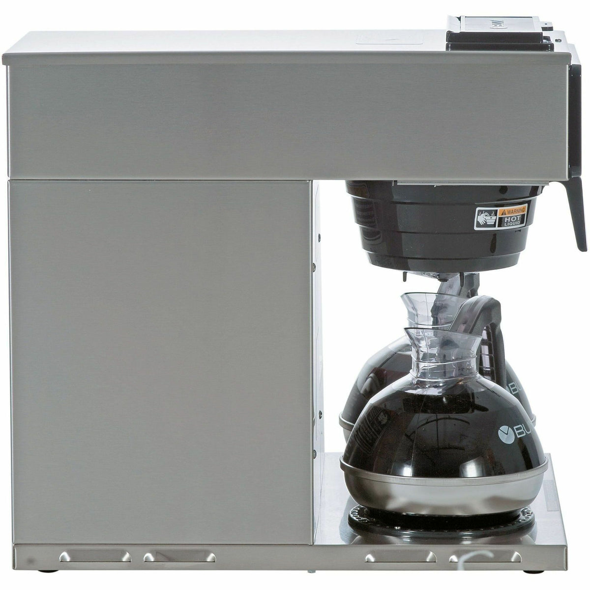 BUNN 12-Cup Low-Profile Pourover Coffee Brewer with 3 Warmers