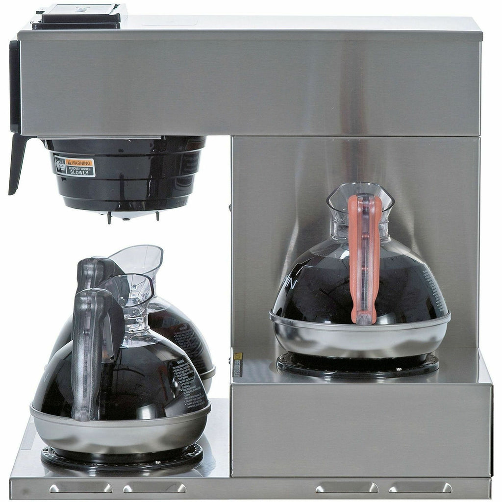 BUNN 12-Cup Low-Profile Pourover Coffee Brewer with 3 Warmers
