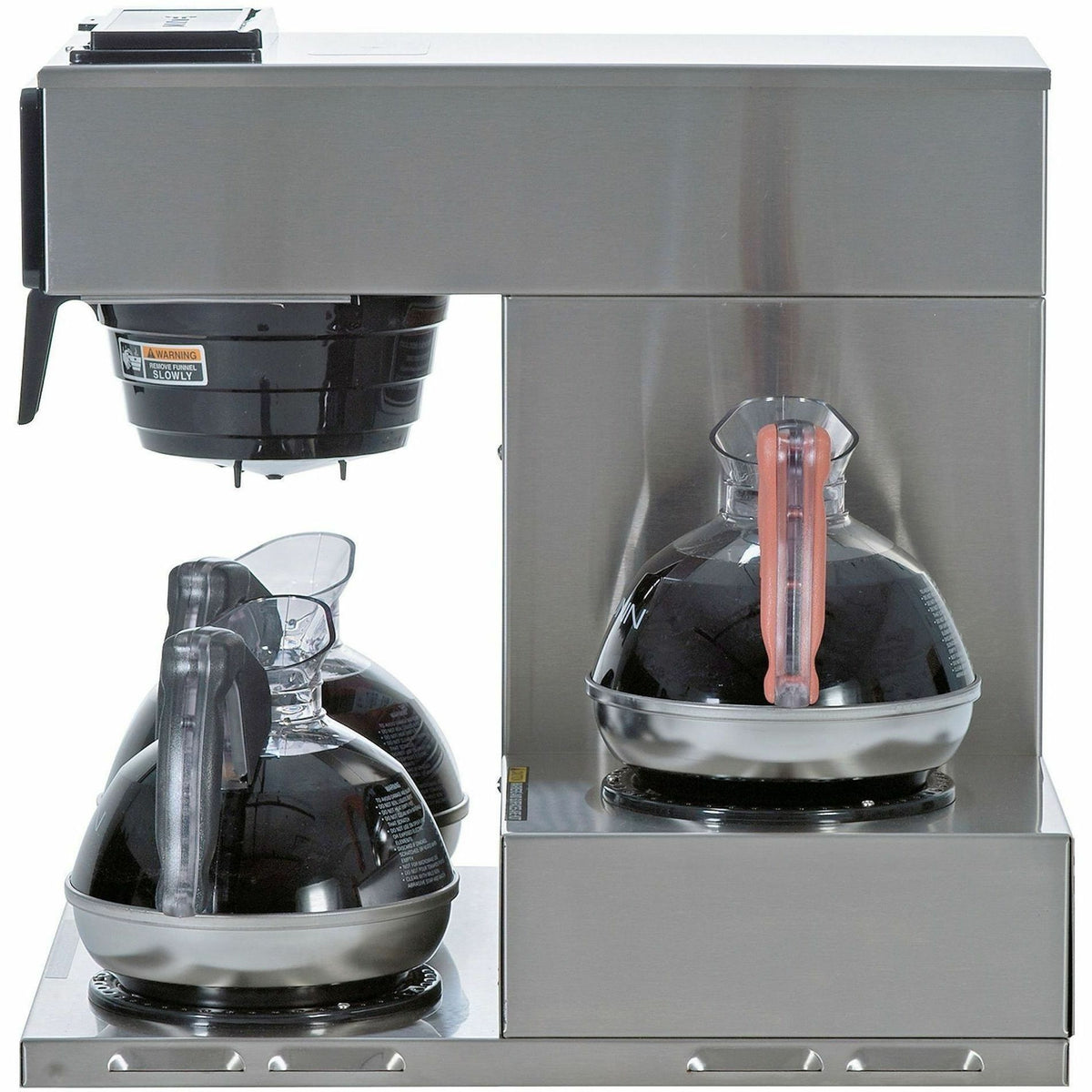 BUNN 12-Cup Low-Profile Pourover Coffee Brewer with 3 Warmers