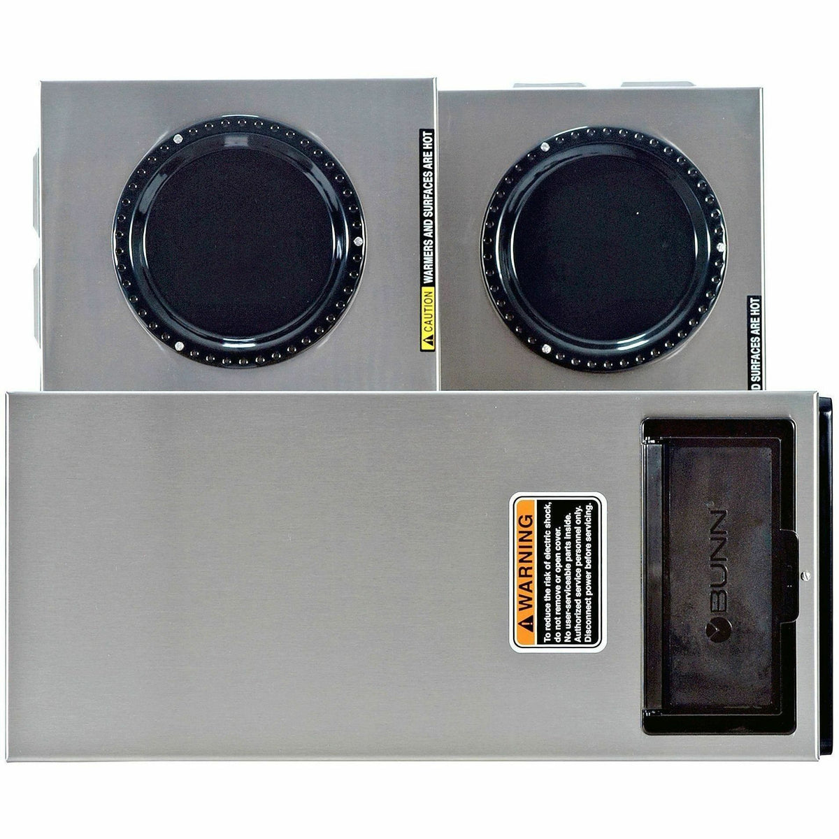 BUNN 12-Cup Low-Profile Pourover Coffee Brewer with 3 Warmers