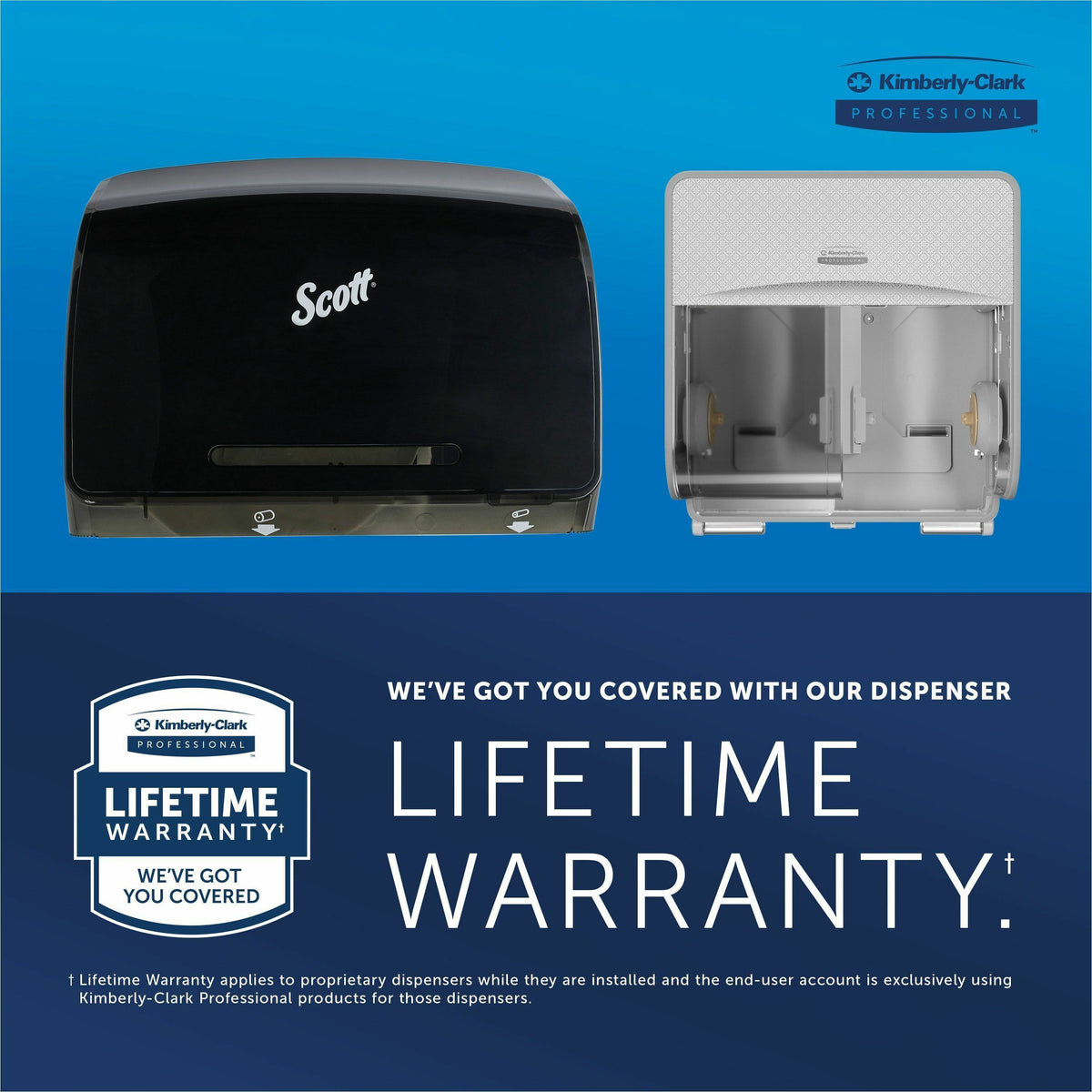 Scott Essential Coreless Jumbo Roll Toilet Paper Dispenser