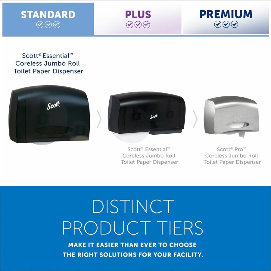 Scott Essential Coreless Jumbo Roll Toilet Paper Dispenser