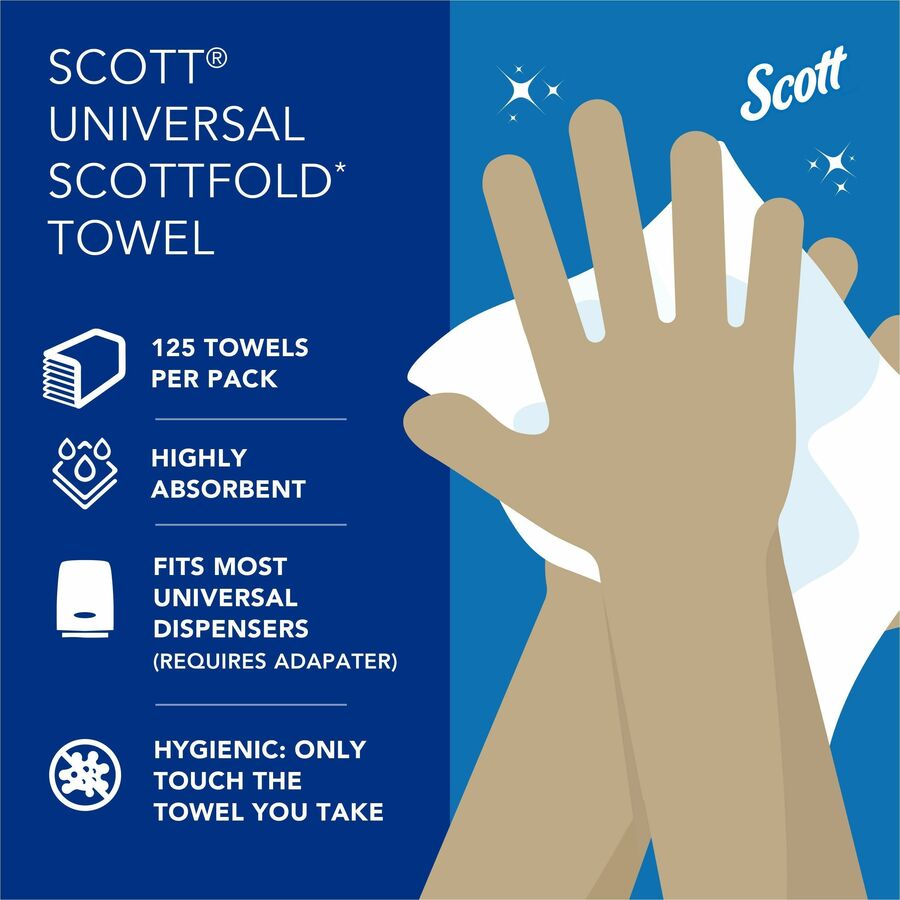 Scott® Pro Scottfold Multifold Paper Towels with Absorbency Pockets
