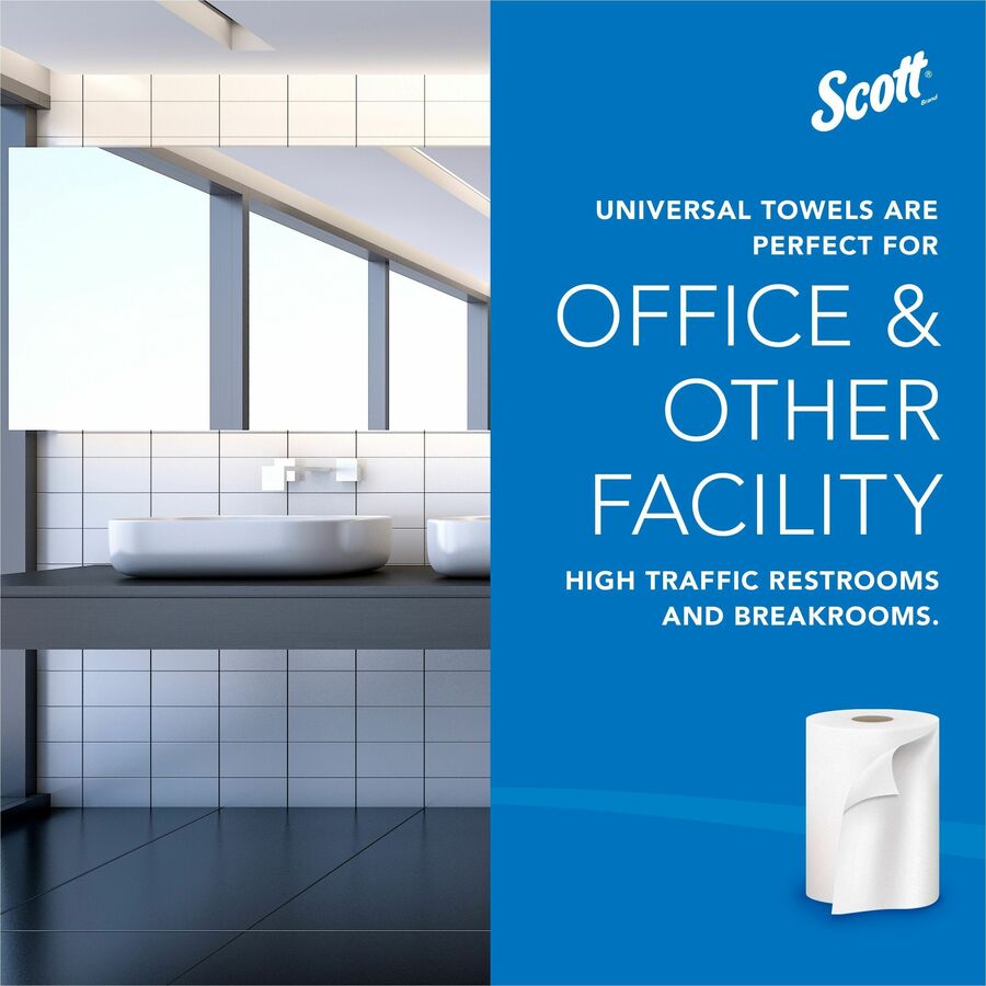 Scott Essential Universal Hard Roll Towels with Absorbency Pockets