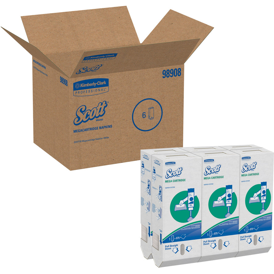 Scott MEGA Cartridge In-Counter Napkins